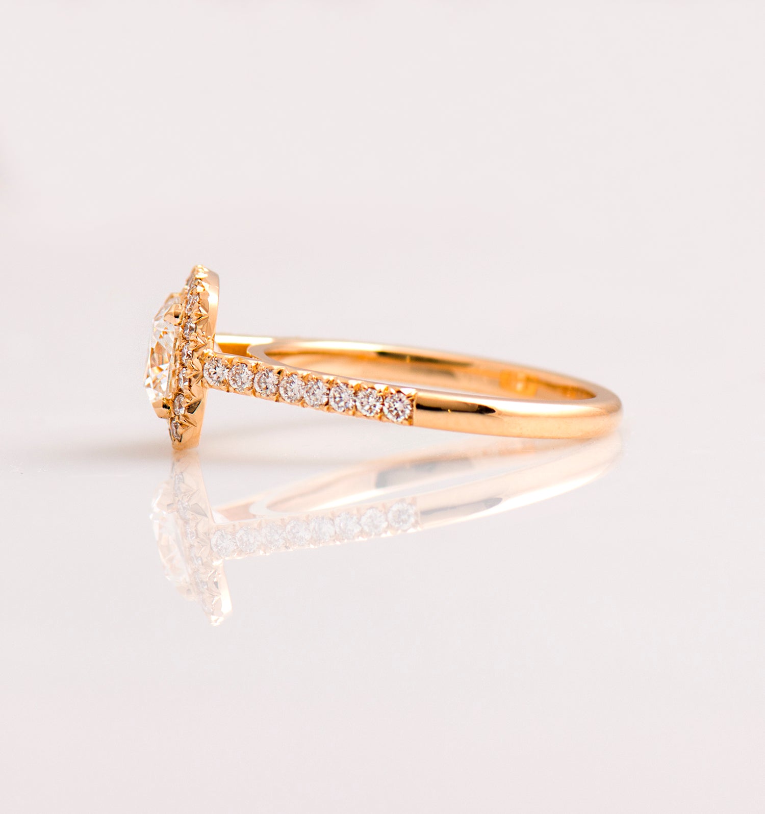 The Cushion Halo Ring