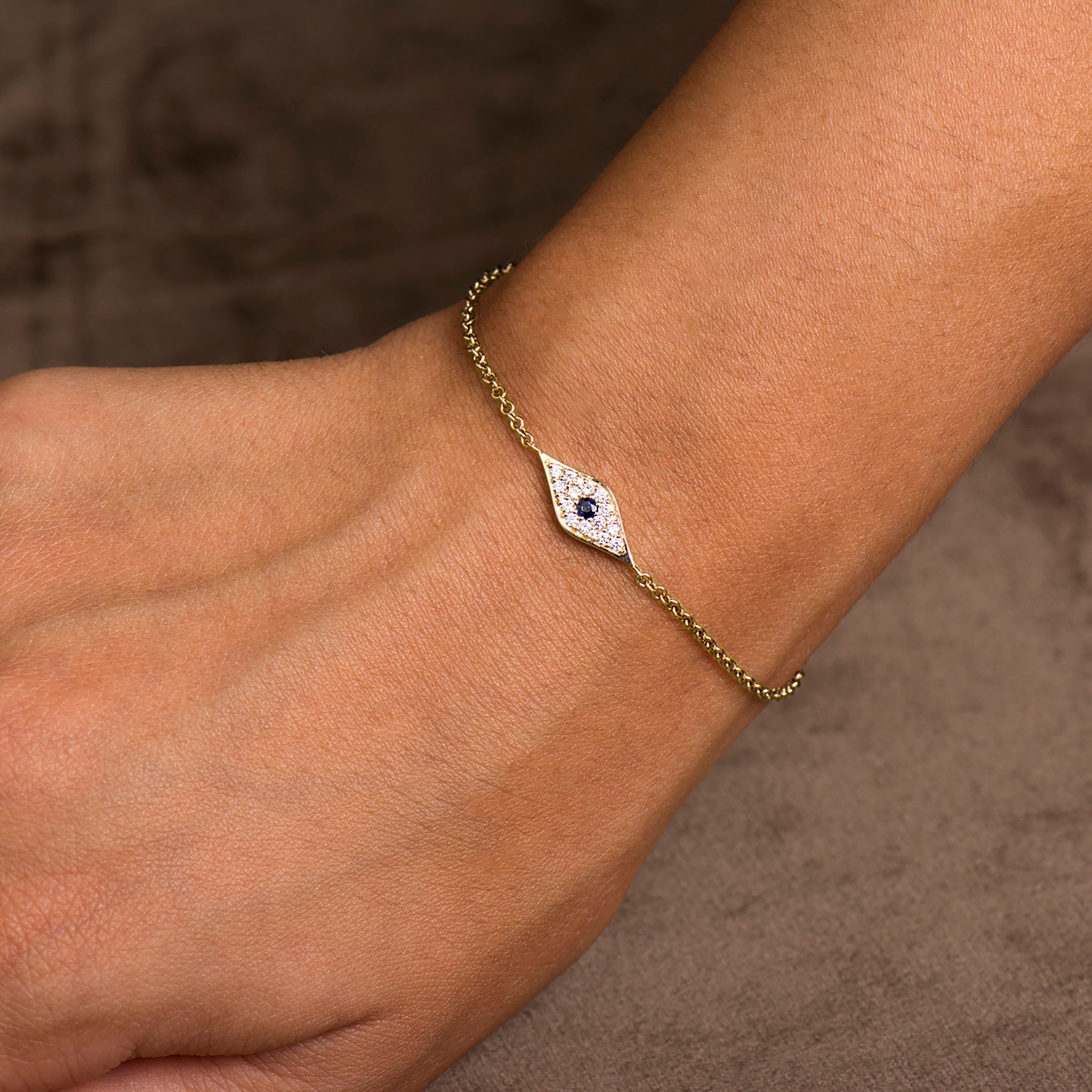 Evil Eye Diamond Bracelet