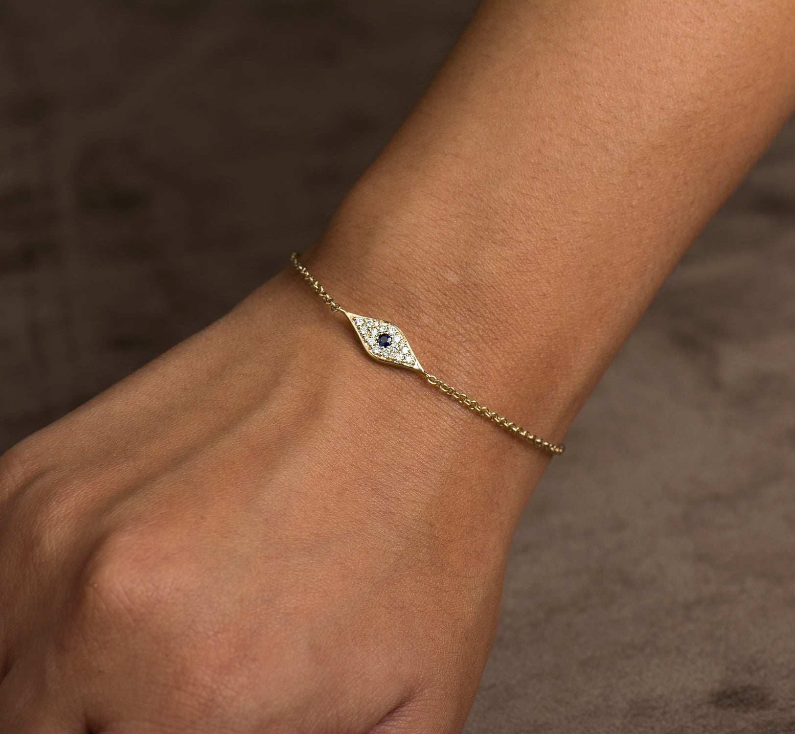 Evil Eye Diamond Bracelet