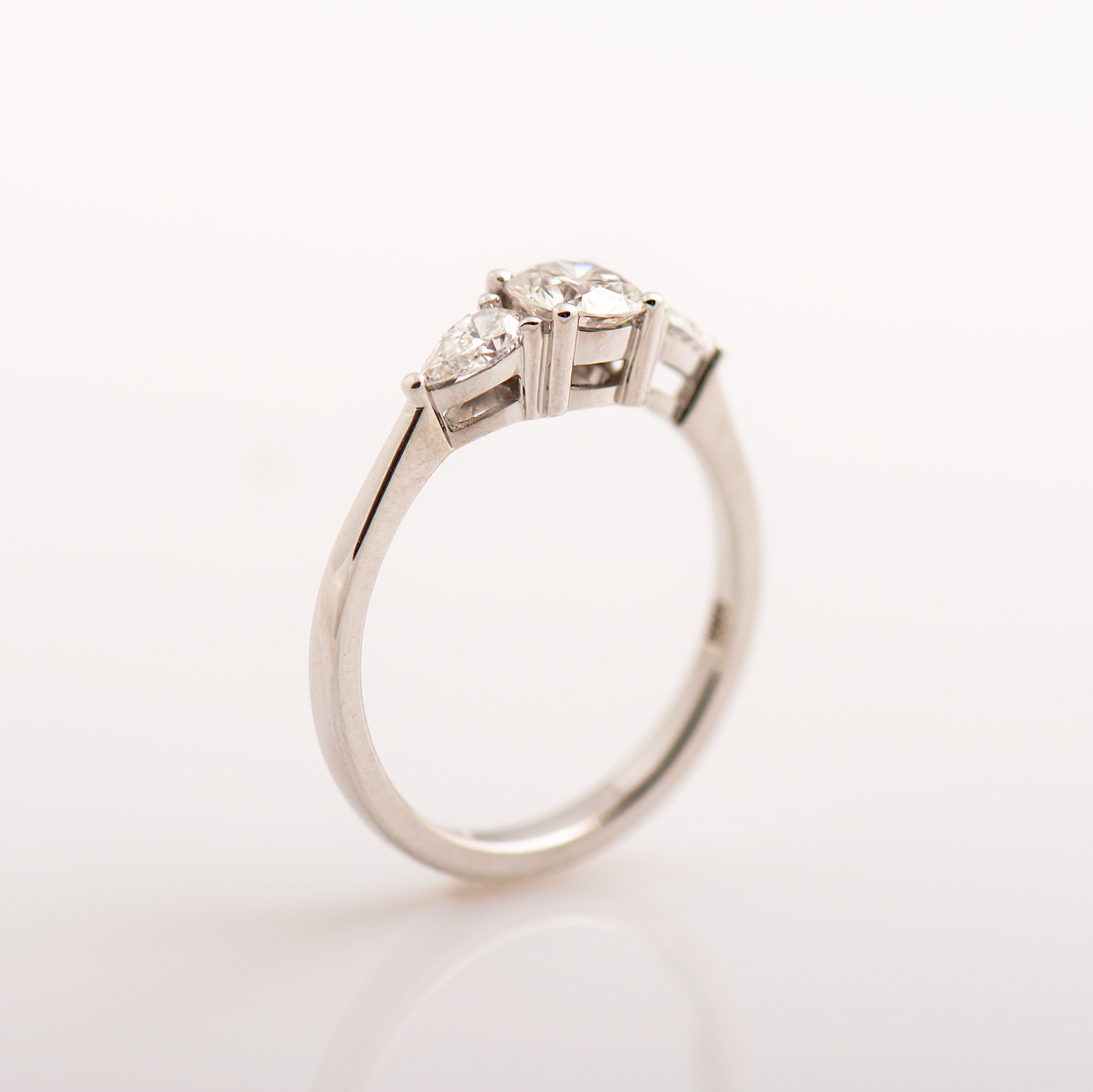 Round & pears Engagement Ring