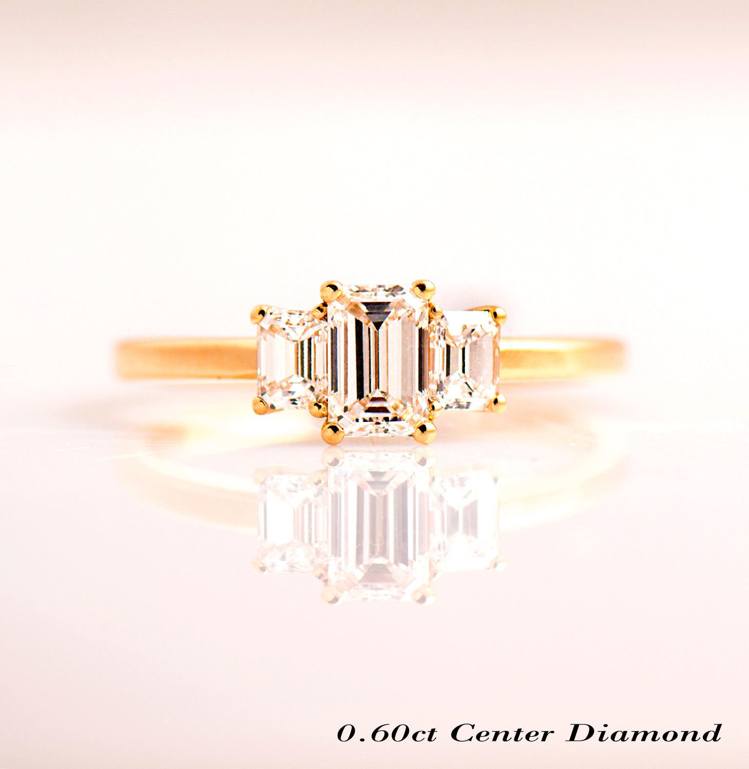 The 3 Stone - Emerald Cut