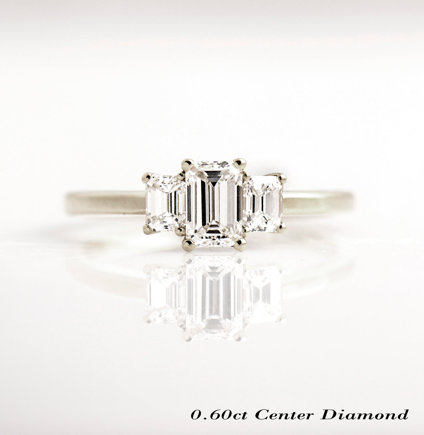 The 3 Stone - Emerald Cut