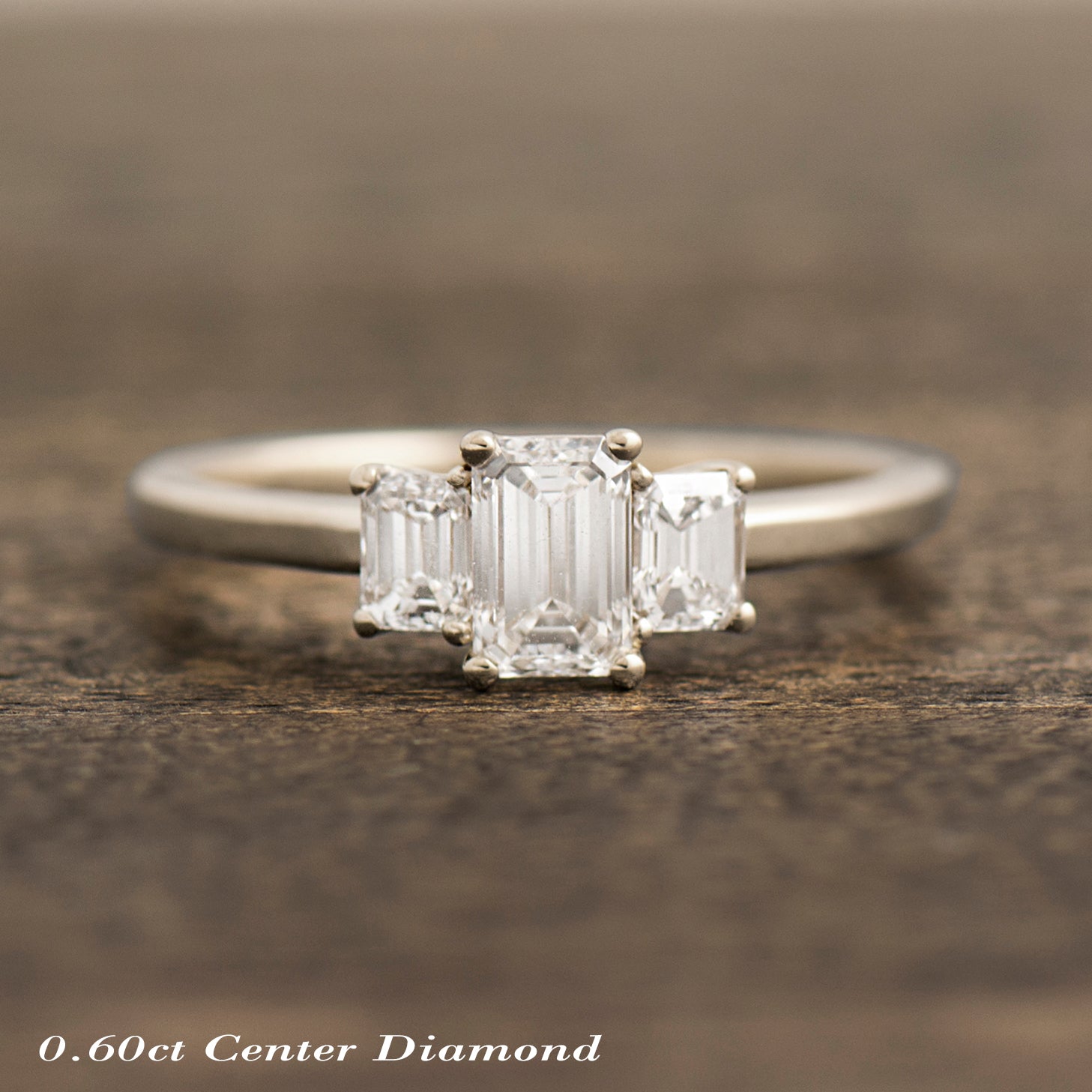 The 3 Stone - Emerald Cut