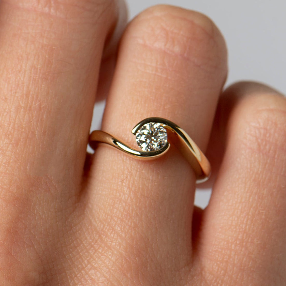 Twisted Engagement Ring