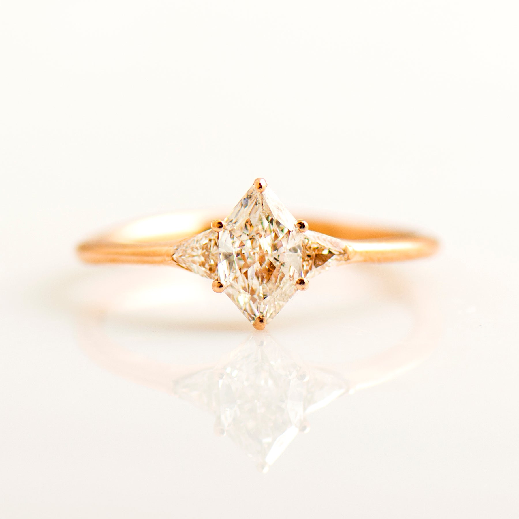 Hexagonal Diamond Ring