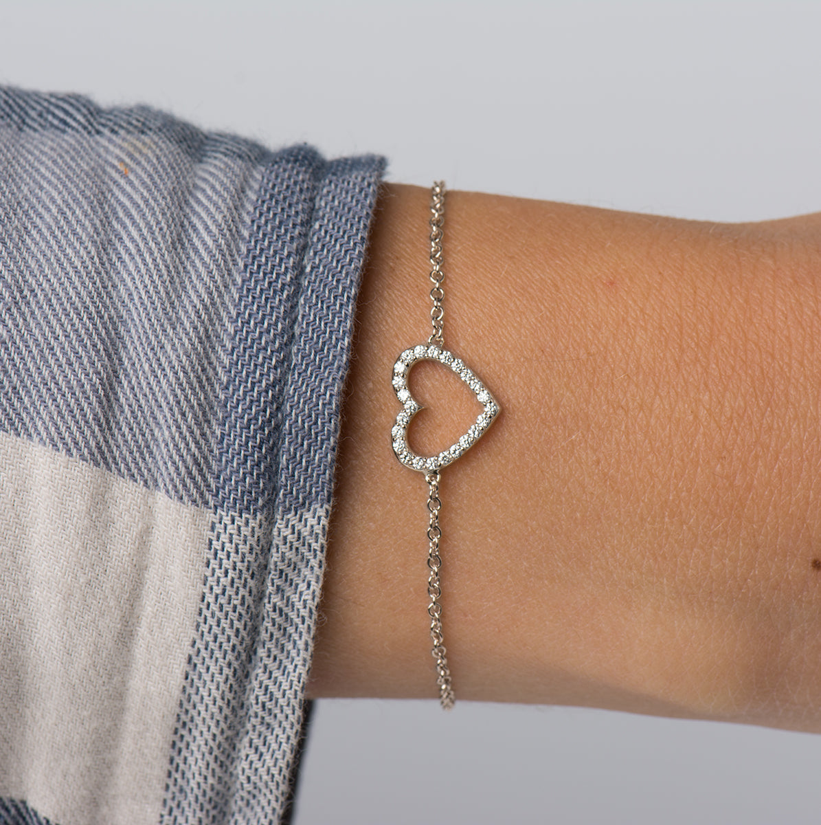 Heart Diamond Bracelet