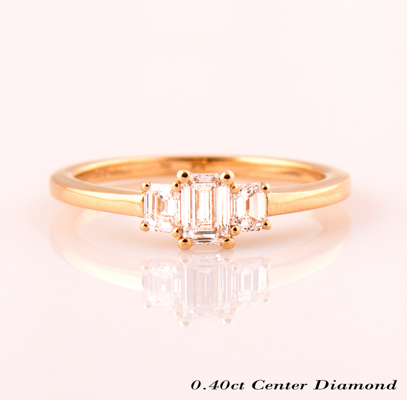 The 3 Stone - Emerald Cut