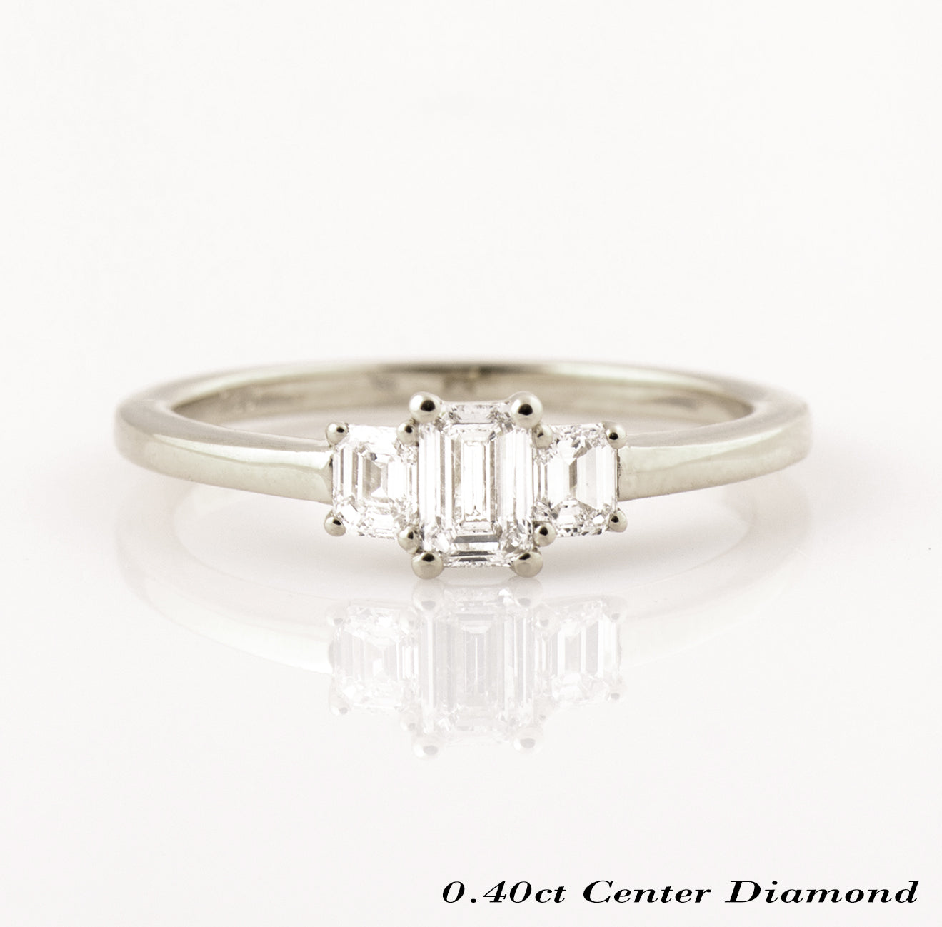 The 3 Stone - Emerald Cut