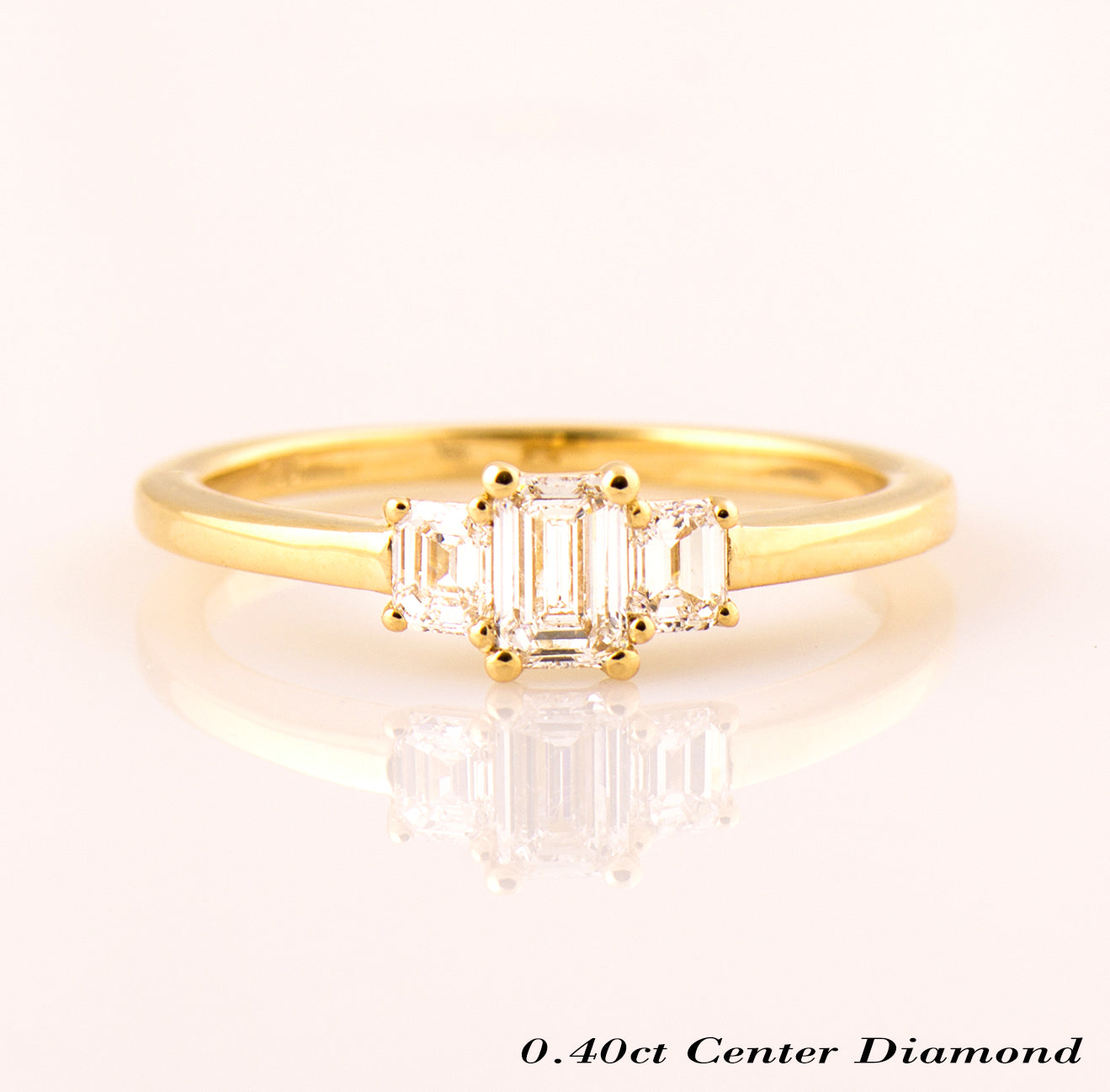 The 3 Stone - Emerald Cut