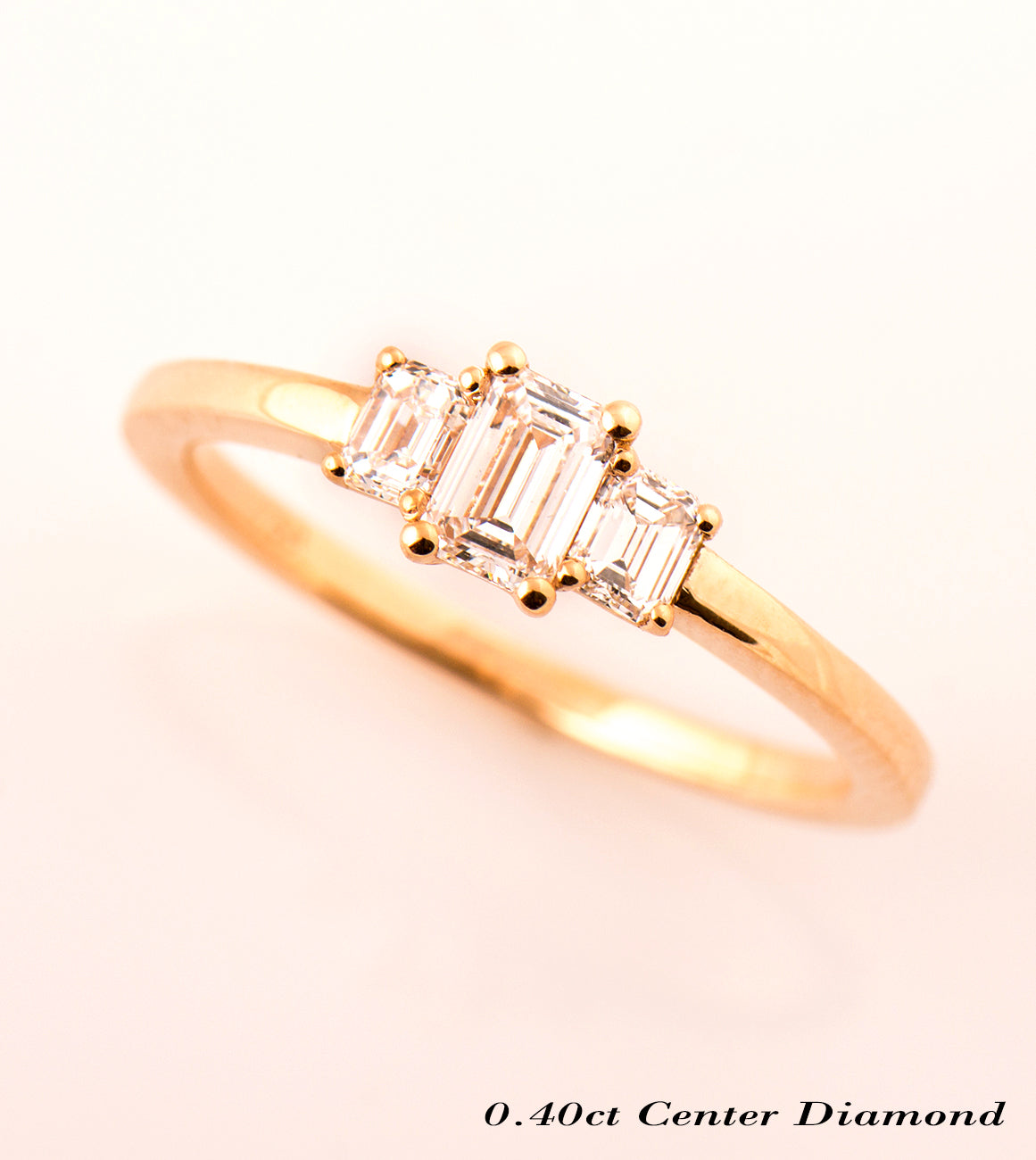 The 3 Stone - Emerald Cut