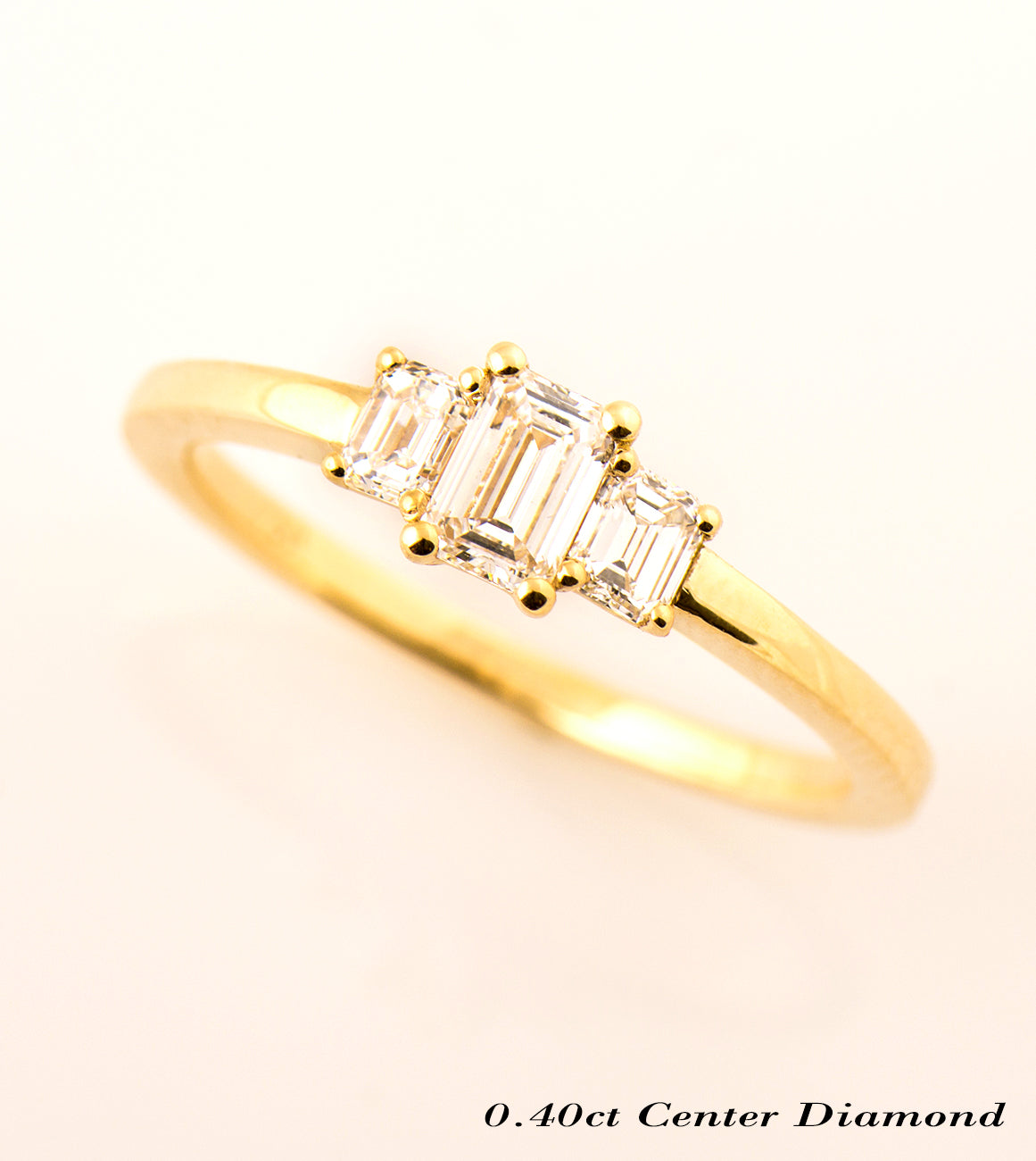 The 3 Stone - Emerald Cut