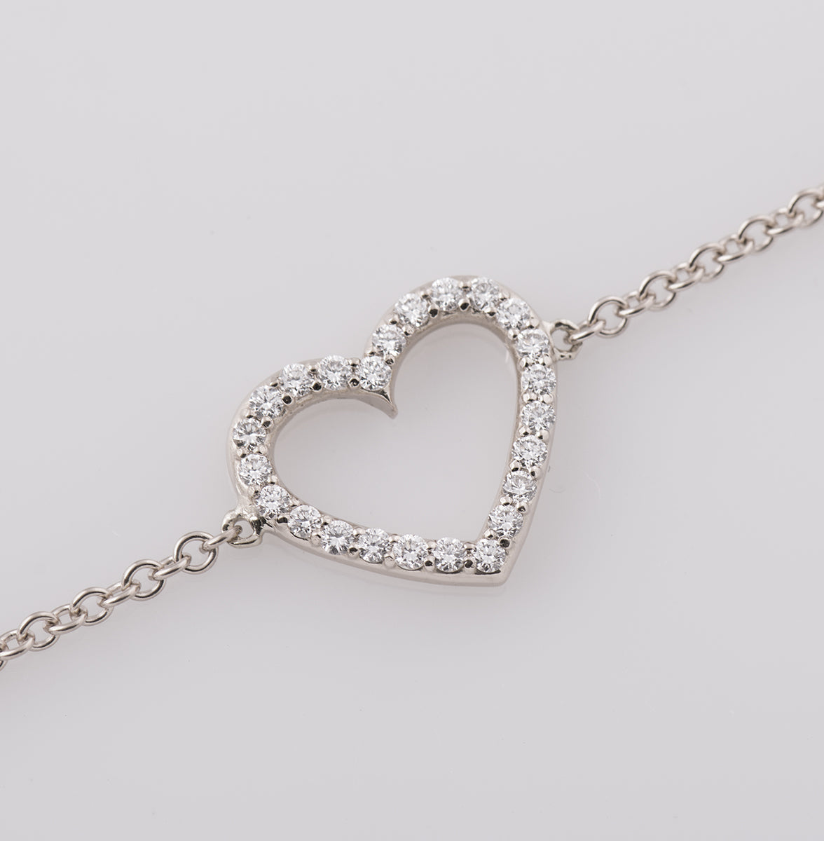 Heart Diamond Bracelet