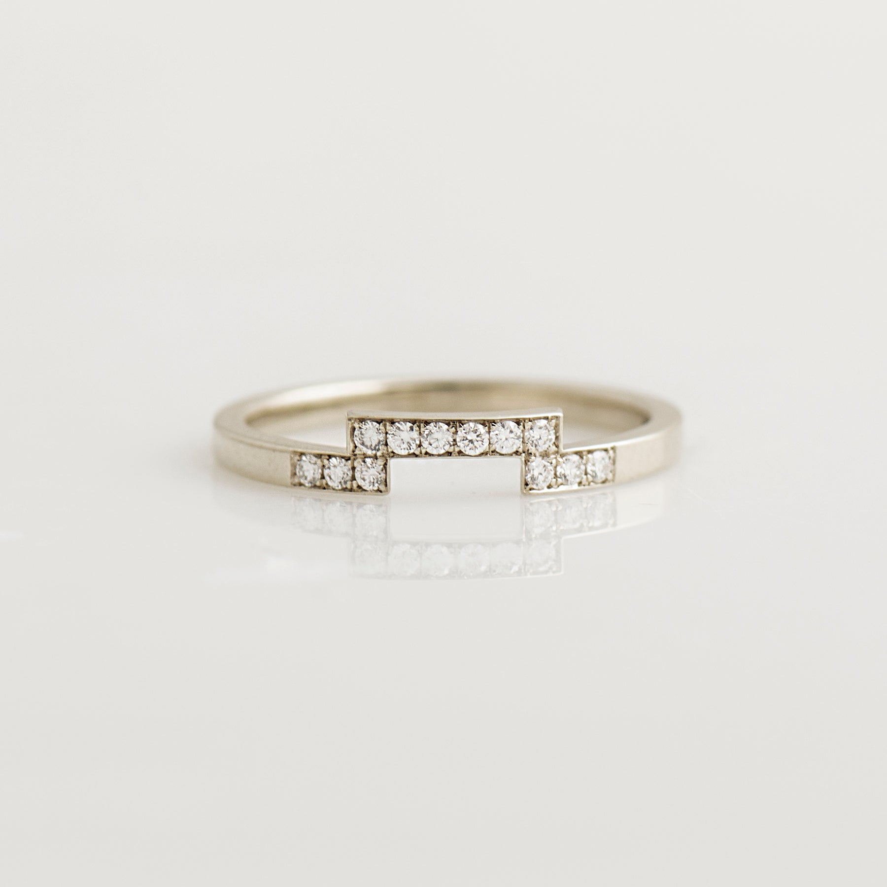 Tetris Diamond Ring