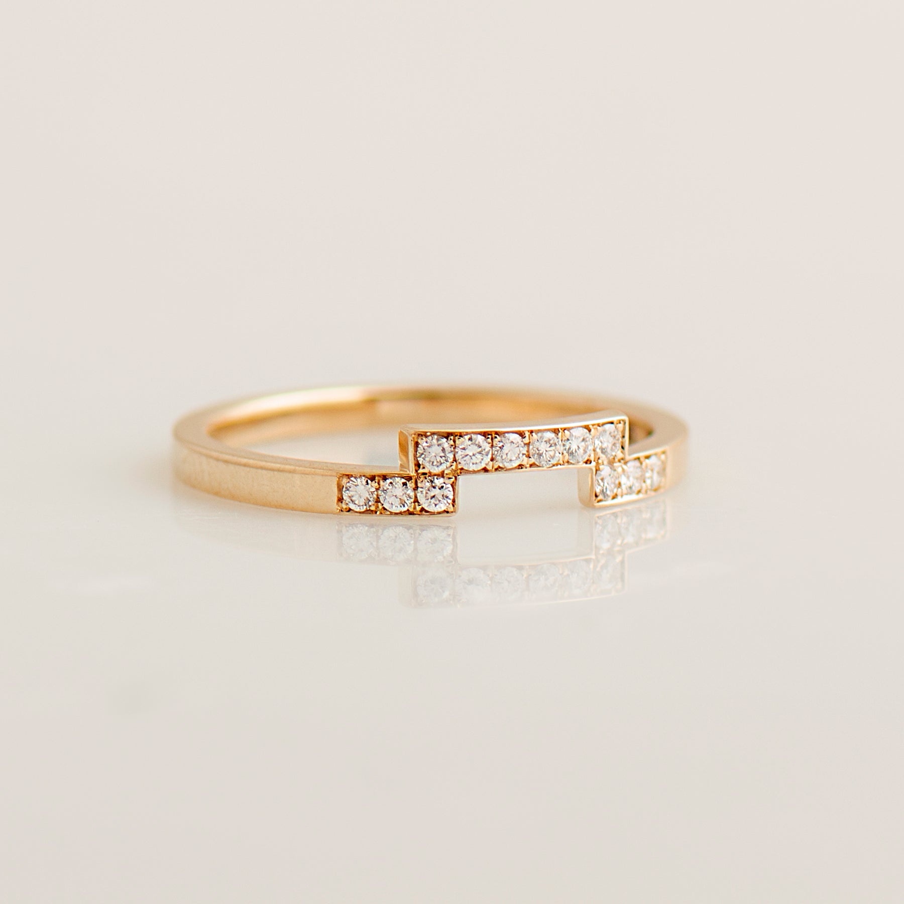 Tetris Diamond Ring