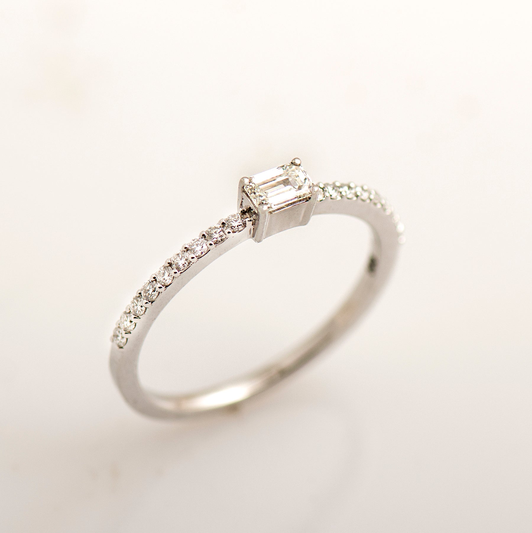 Emerald Diamond Ring
