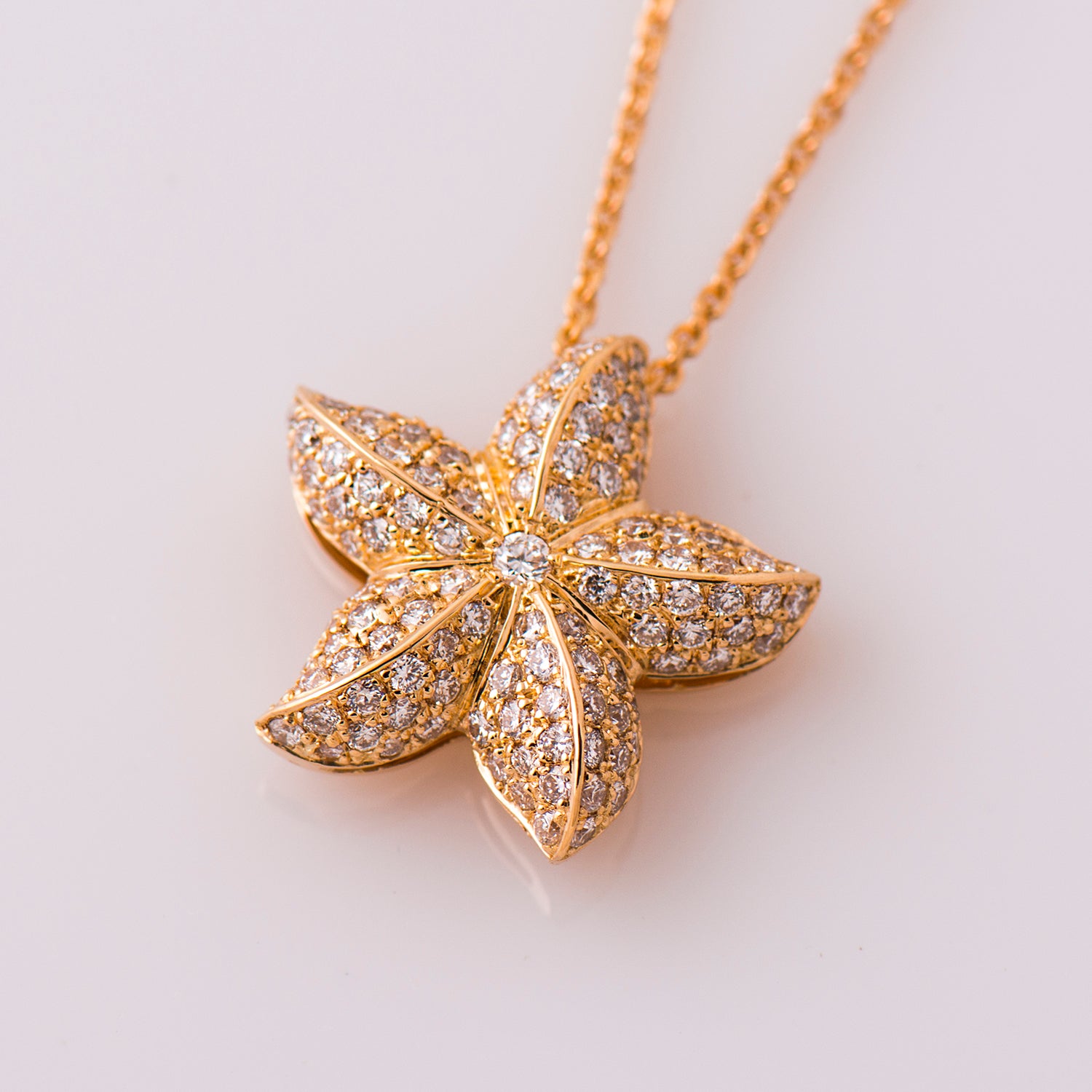 Starfish Diamonds Necklace