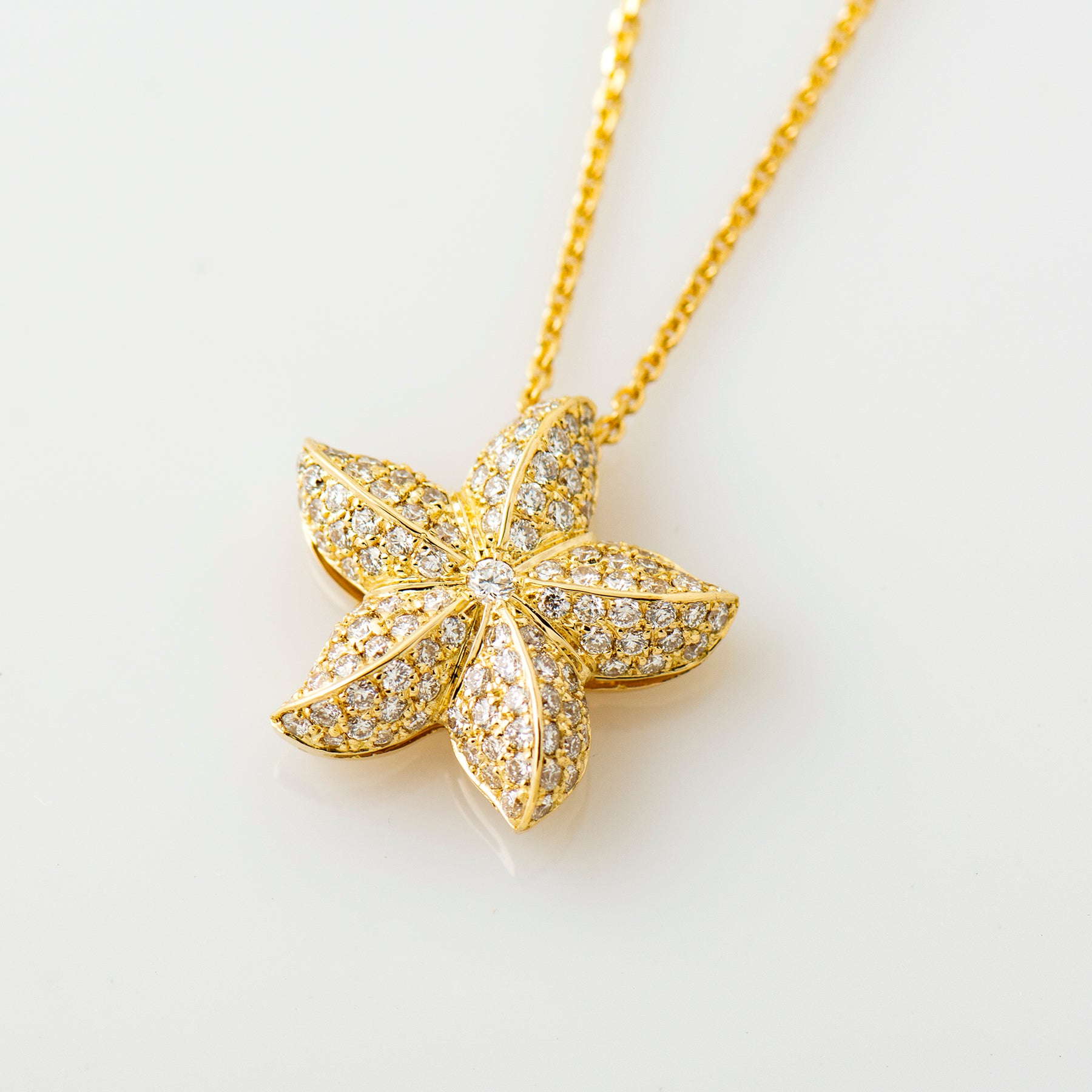 Starfish Diamonds Necklace