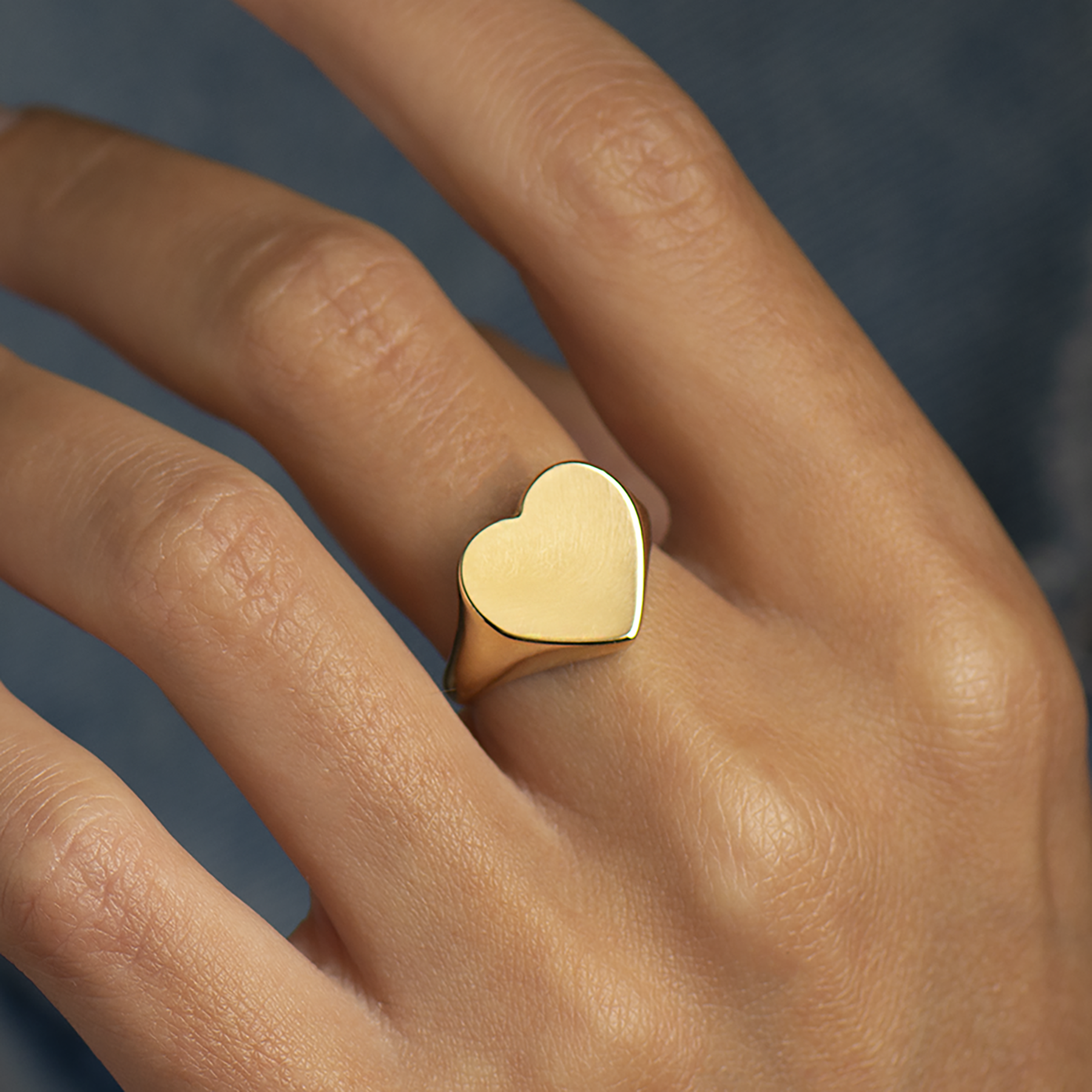 Heart Signet Ring