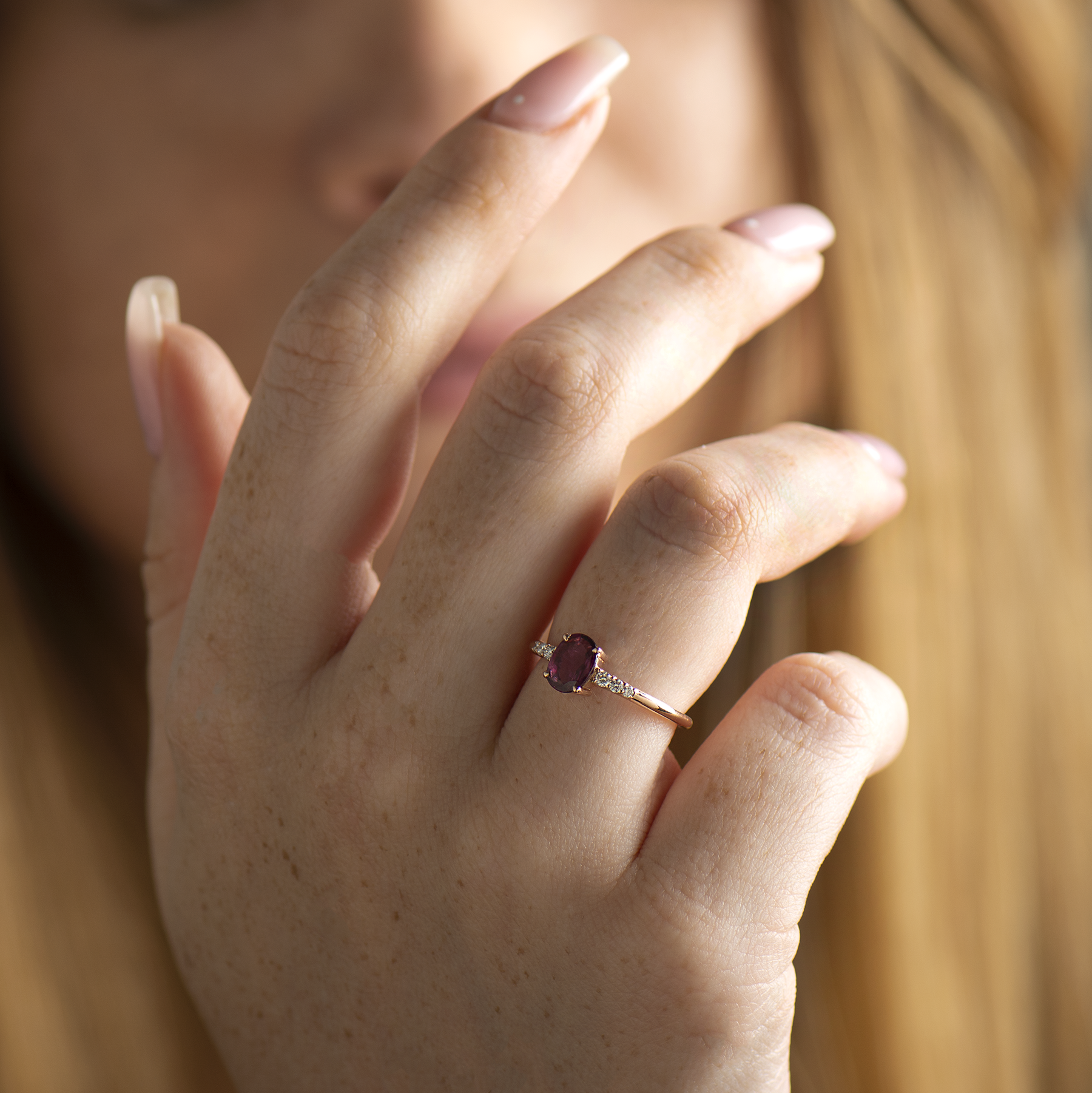 Ruby Engagement Ring