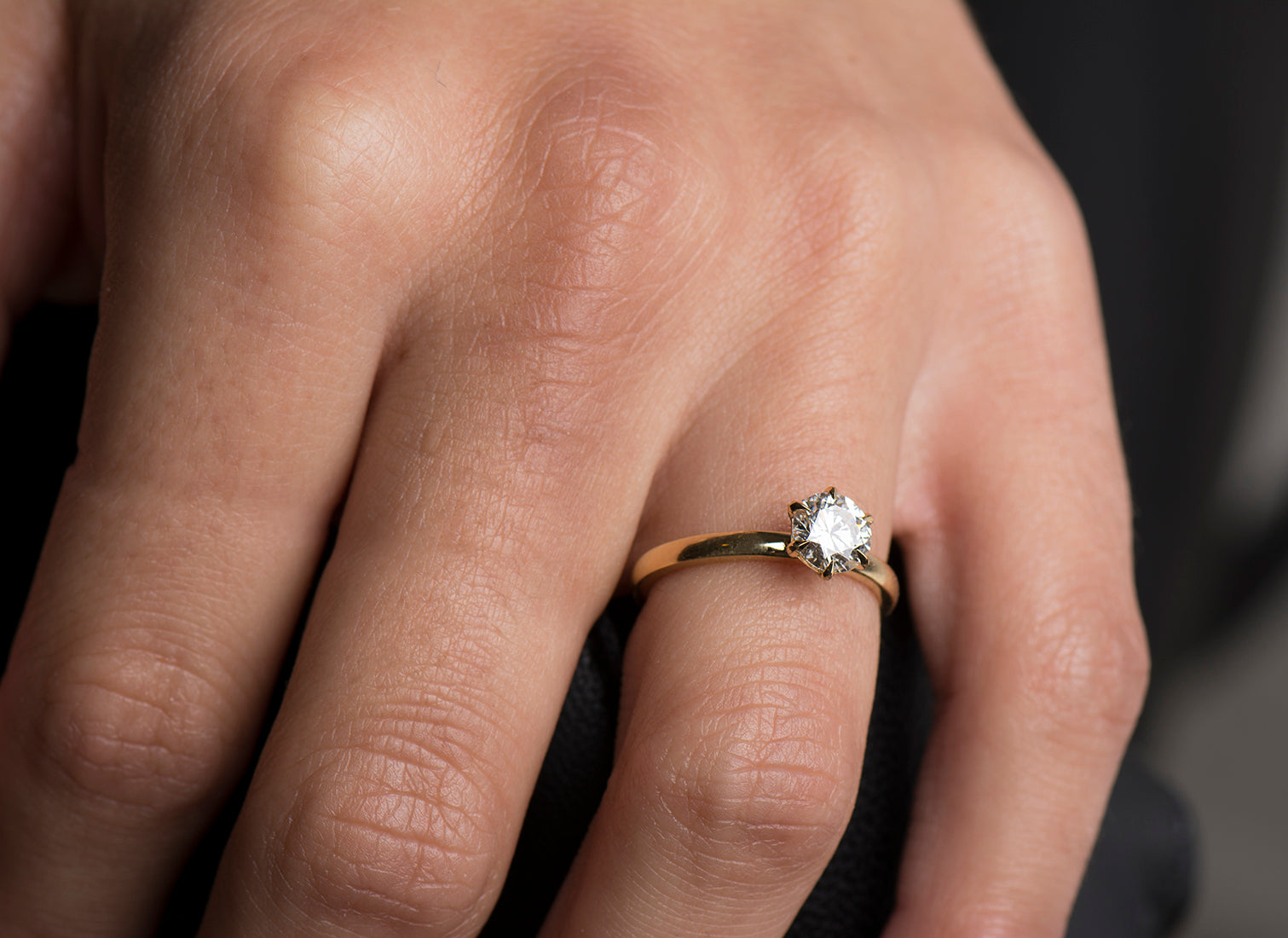 The signature 6 Prong Ring