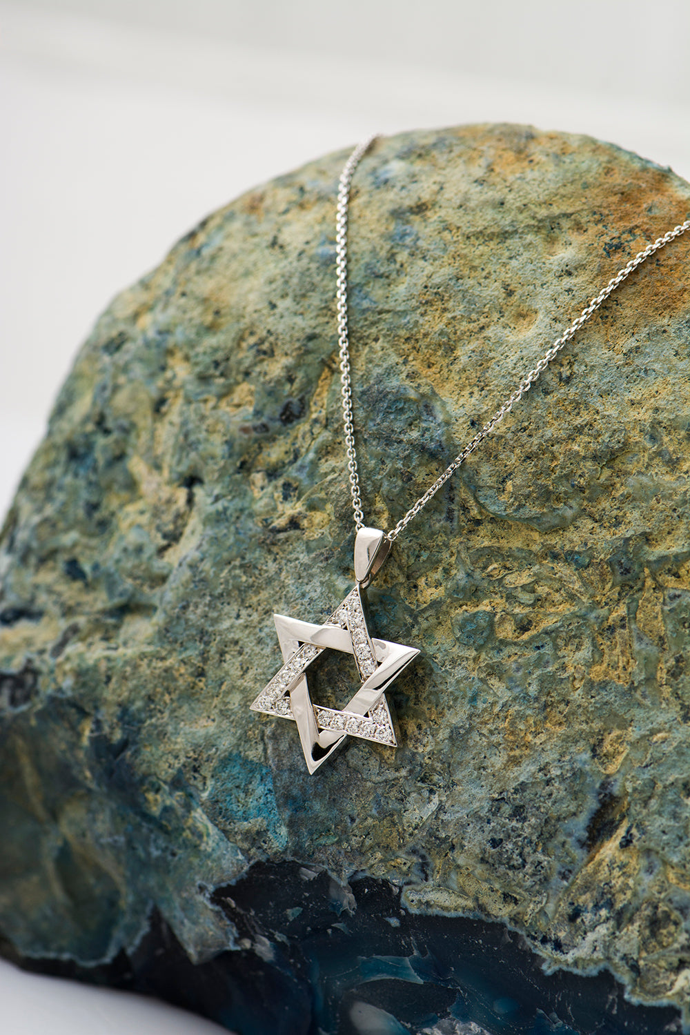 Star of David Interlocked Necklace