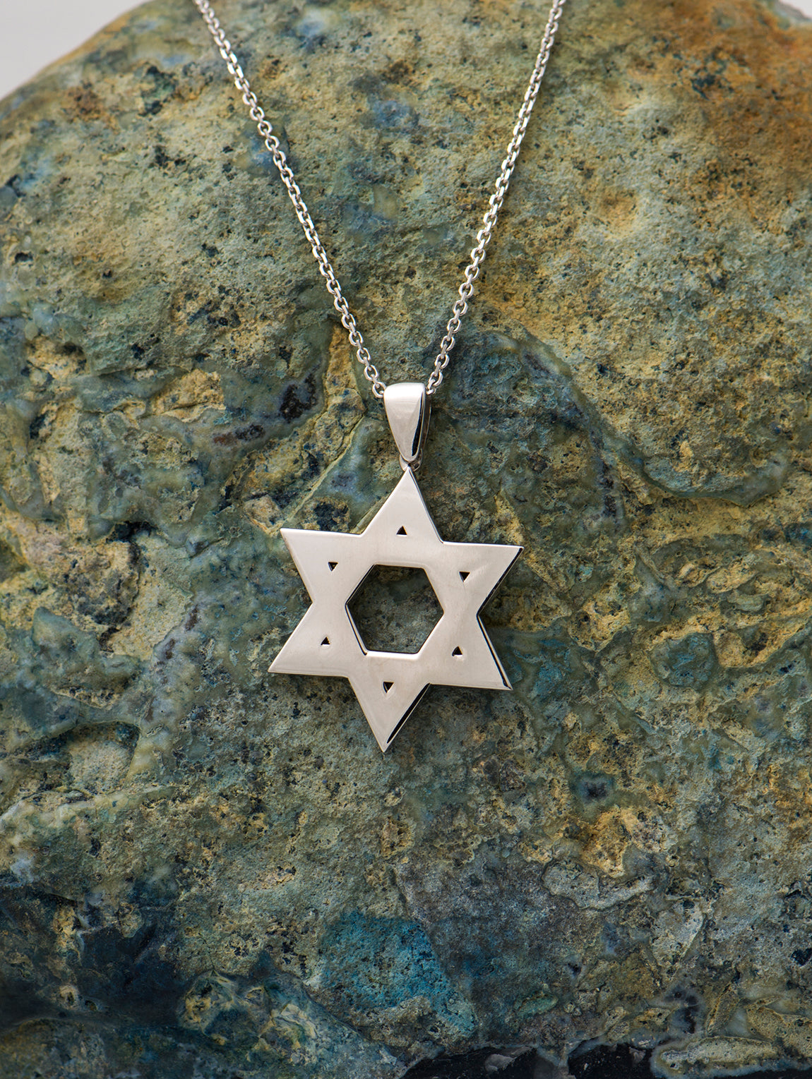 Star of David Interlocked Necklace