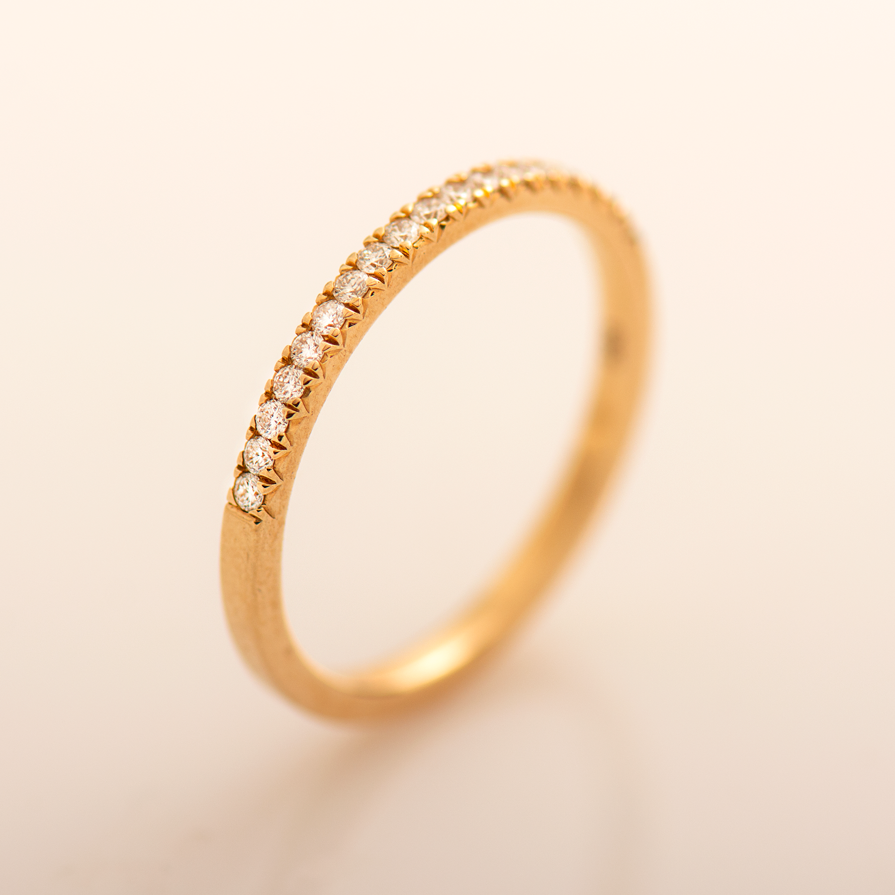 1.7mm Thin Pave' Ring