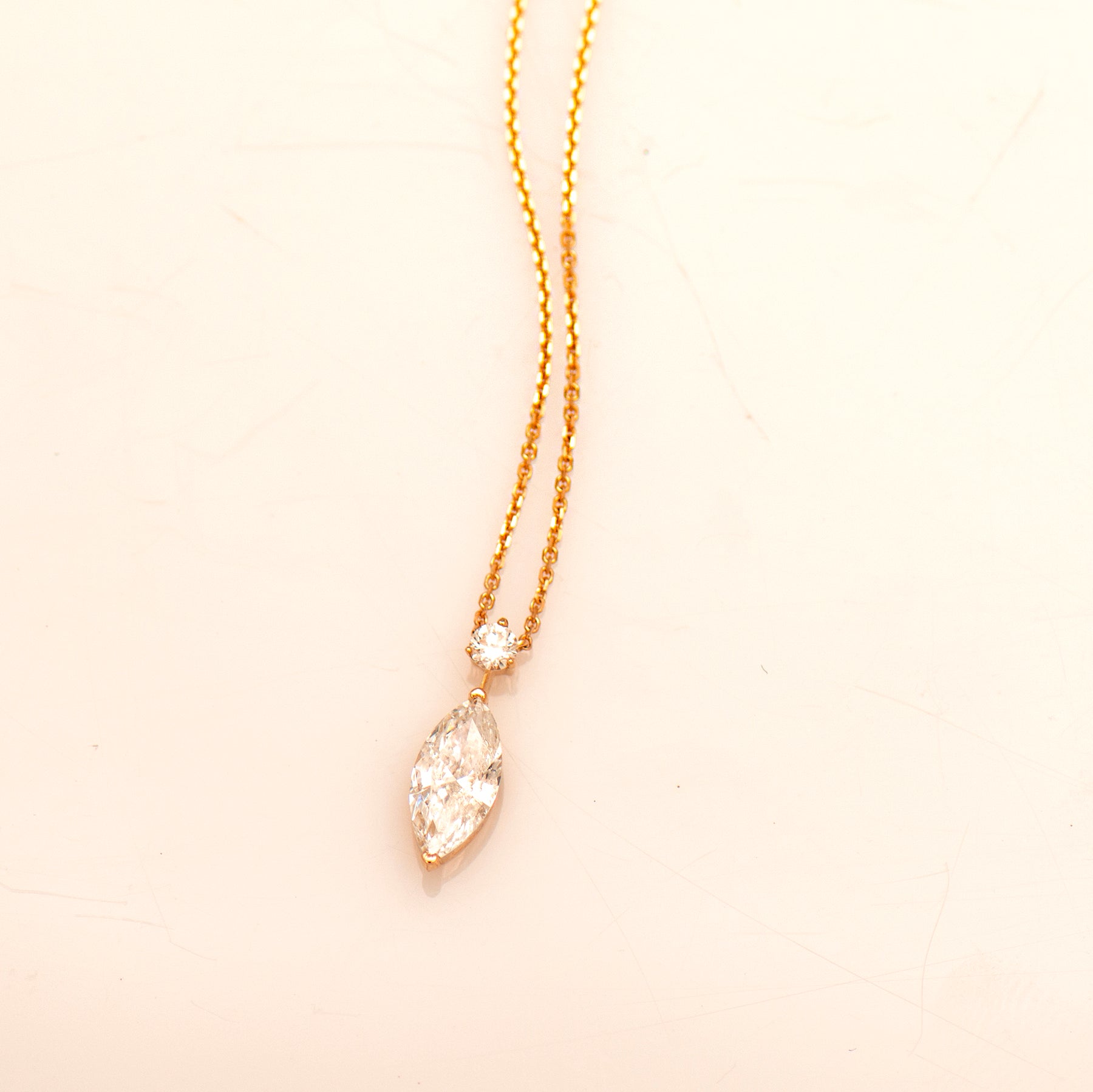 Marquise Diamond Necklace