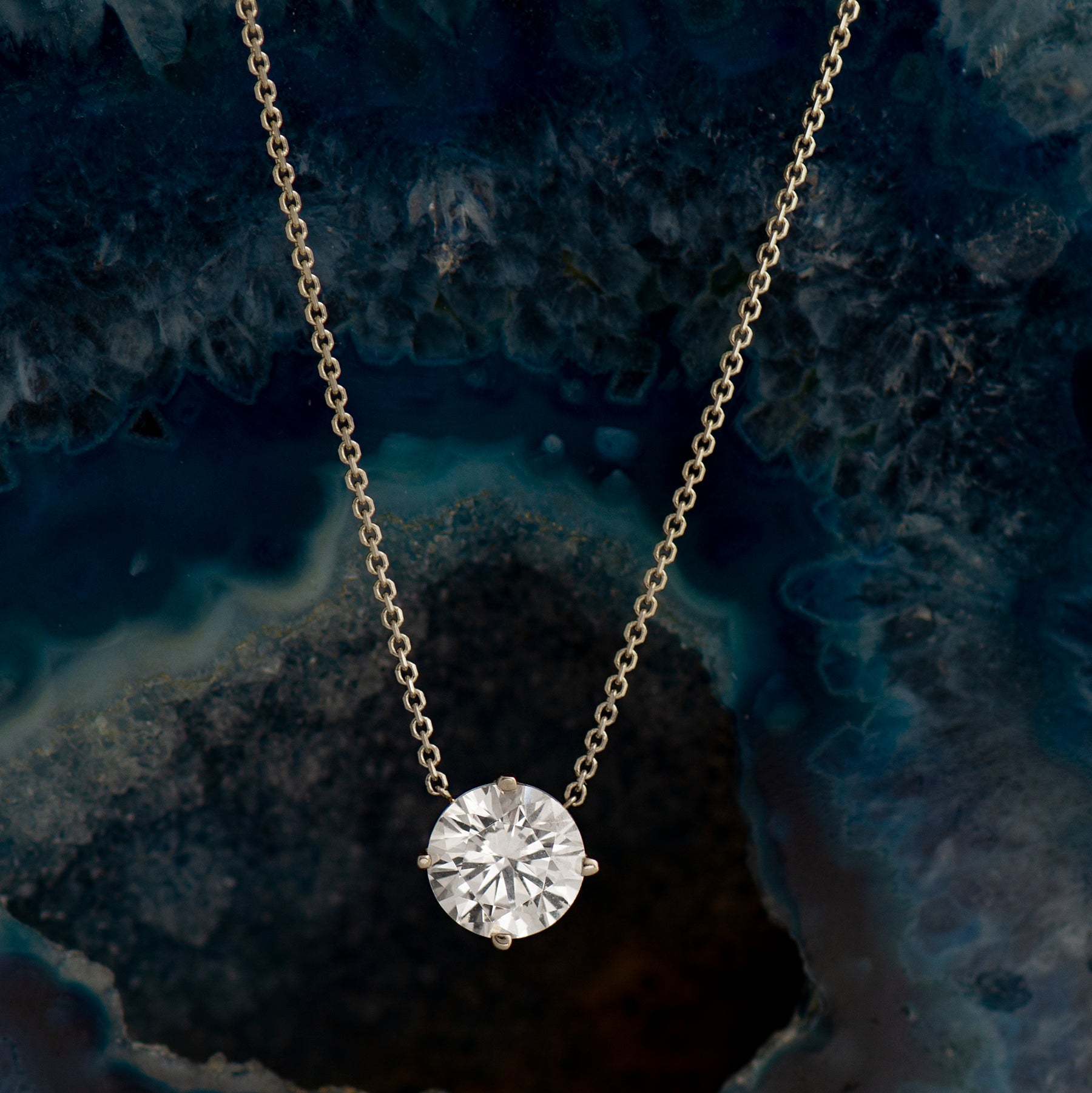 Solitaire Diamond Necklace