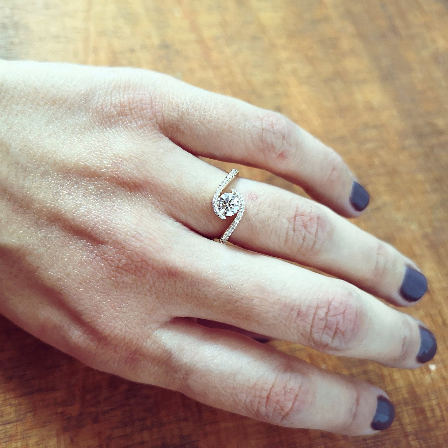 Bypass Engagement Ring