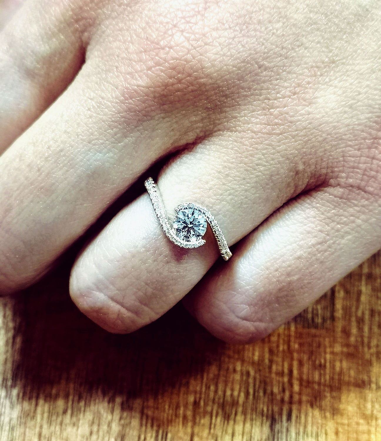 Bypass Engagement Ring